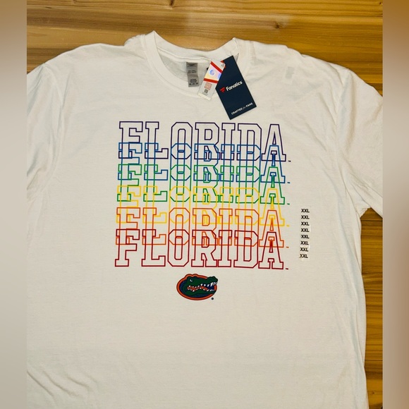 NWT Fanatics Florida Gators men’s Crew Neck t-shirt Size XXL - Picture 7 of 7